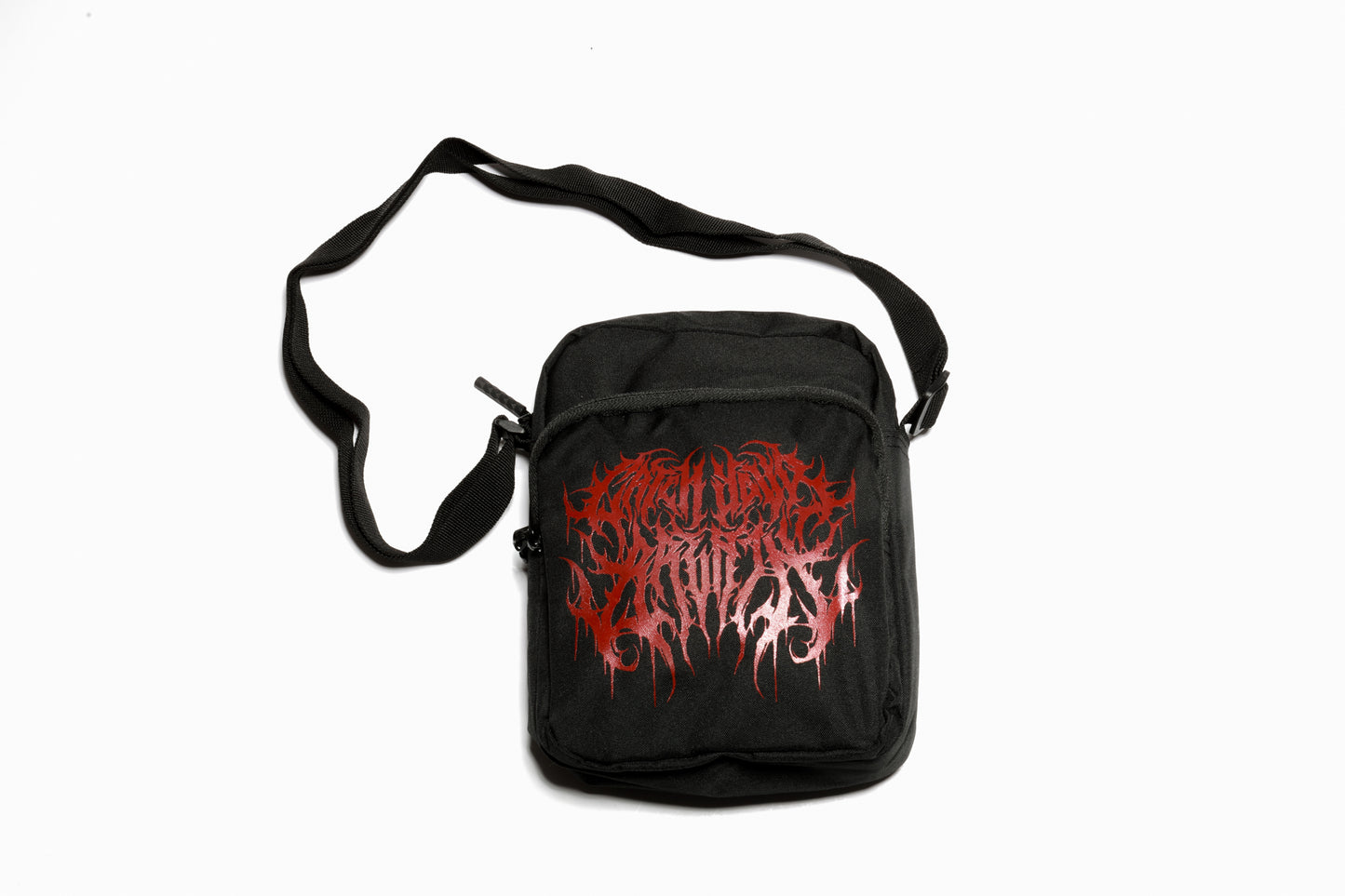 Deathcore Upright Crossbody Bag (Black)