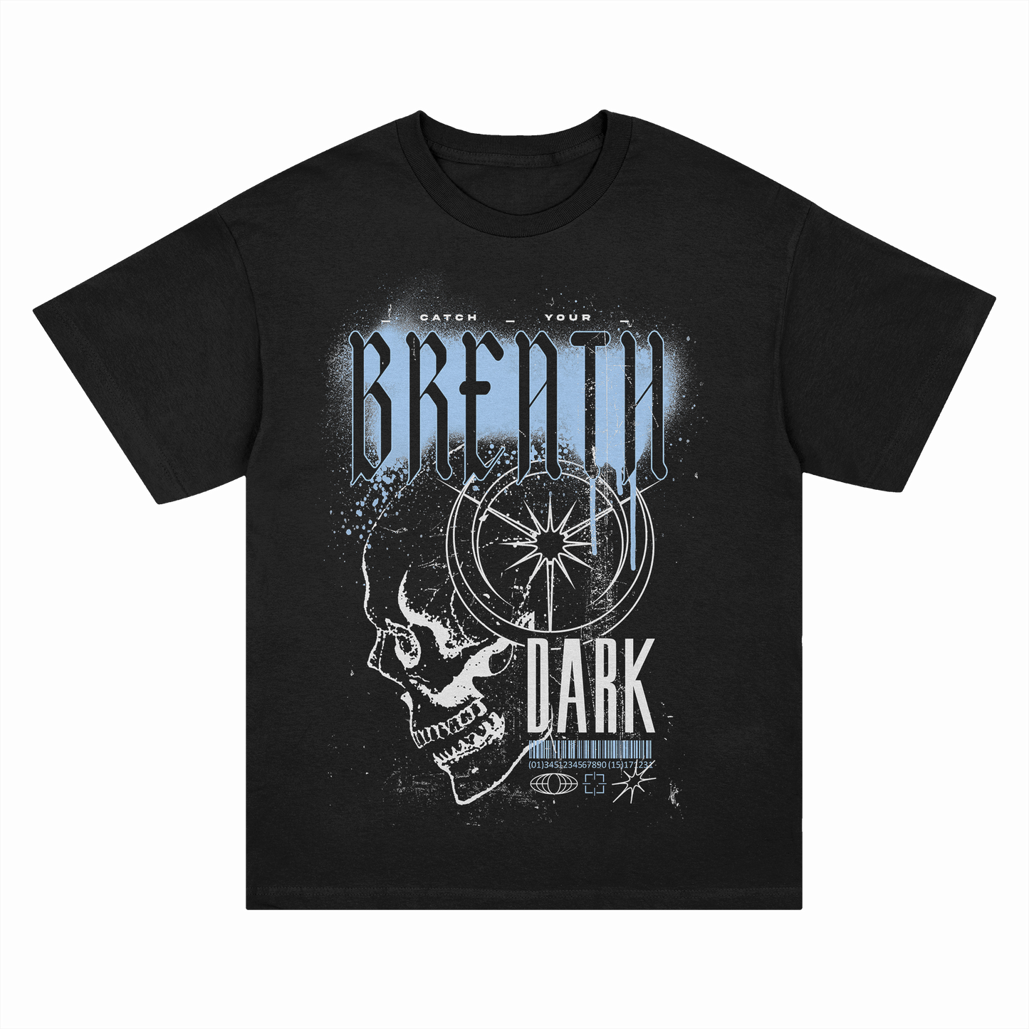 Spray Skull T-Shirt (Black)
