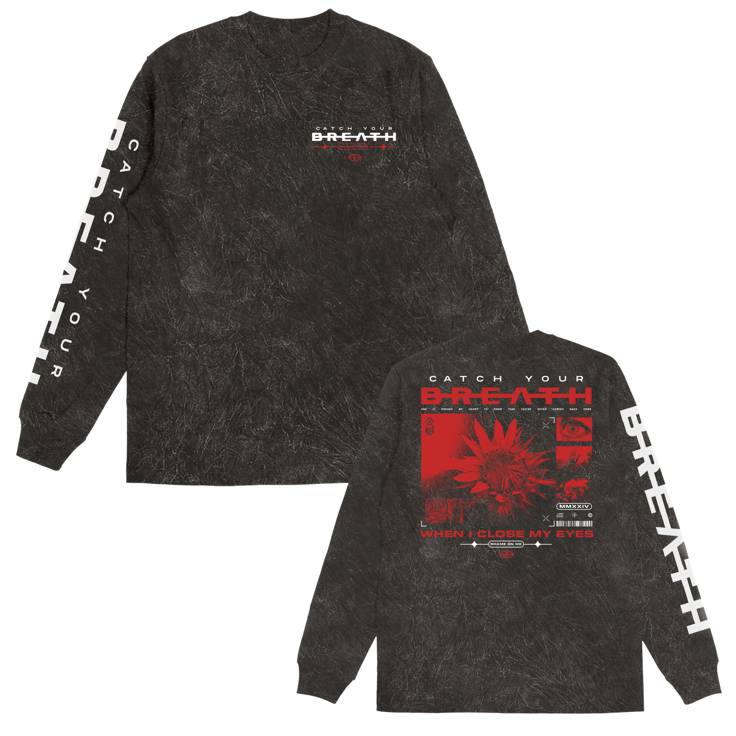 When I Close My Eyes Long Sleeve (Mineral Black)