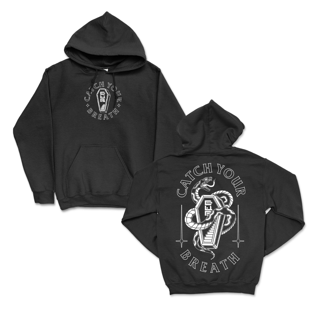 Coffin Snake Pullover Hoodie (Black)