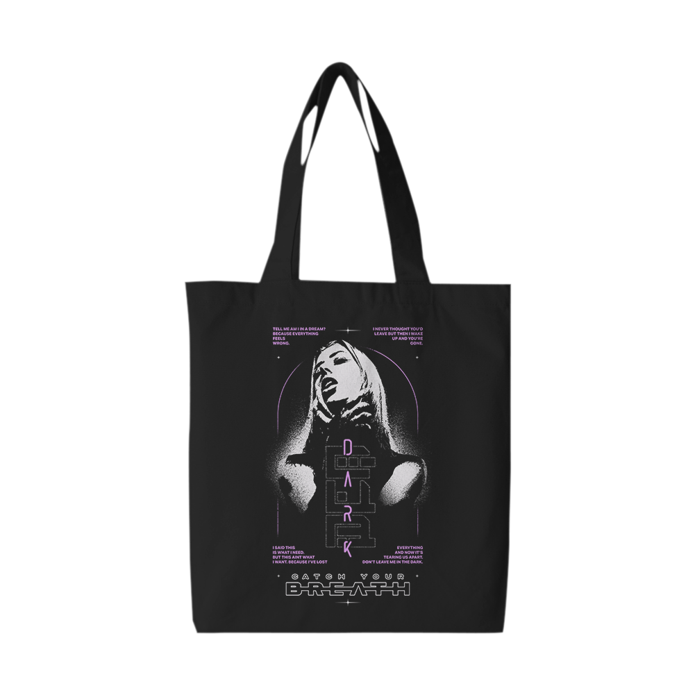 Don't Leave Me In The Dark Tote Bag (Black)