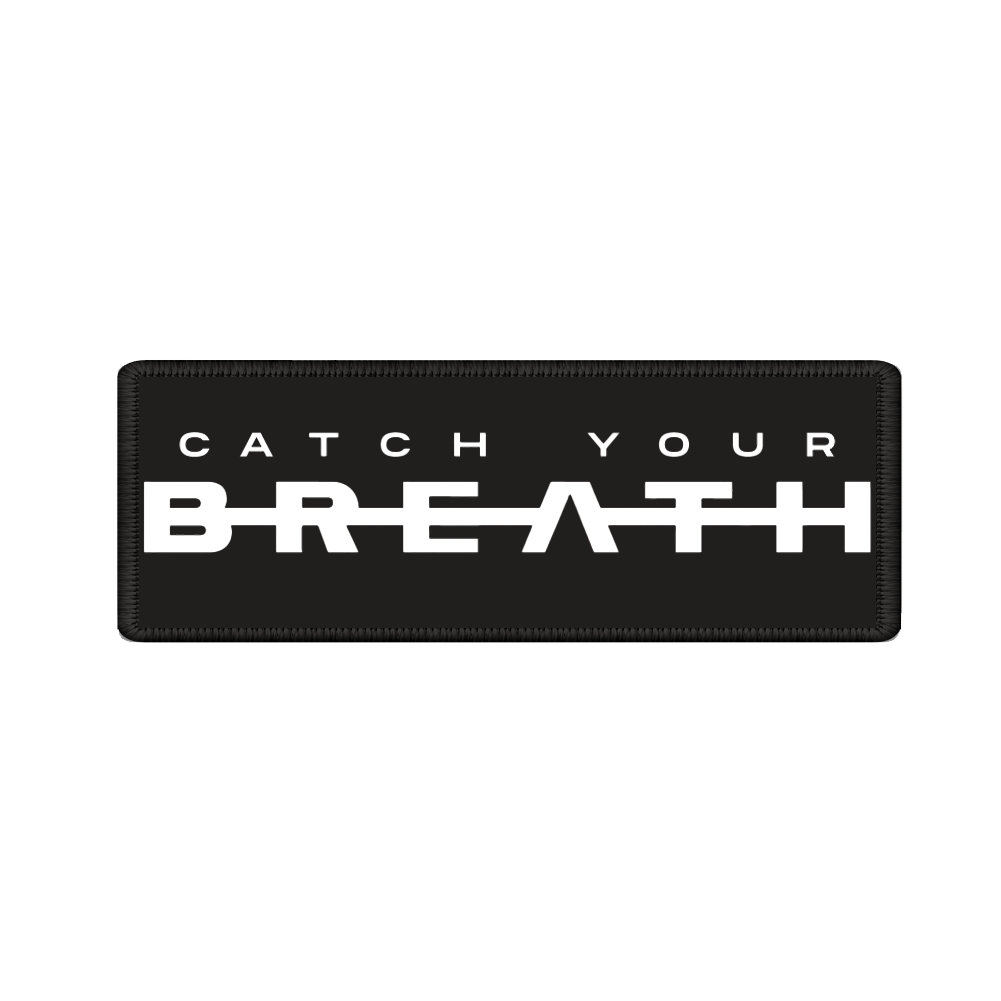 Strikethrough Logo Patch (Black)
