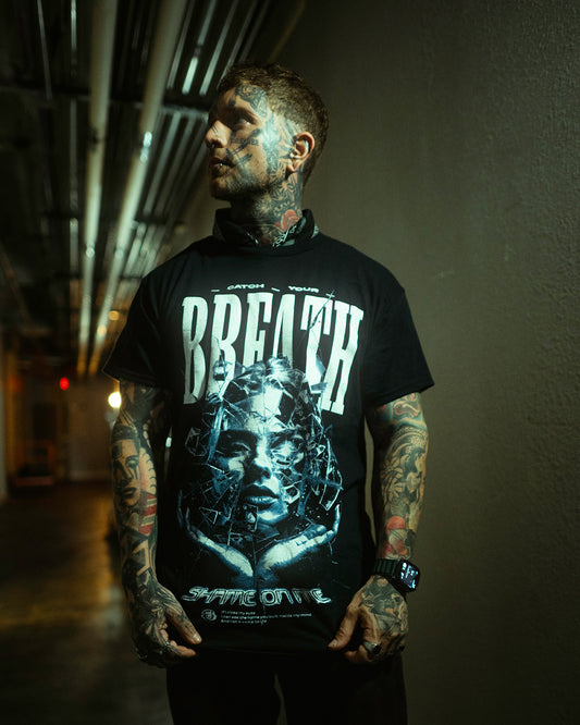 Shame On Me Shattered T-Shirt (Black)