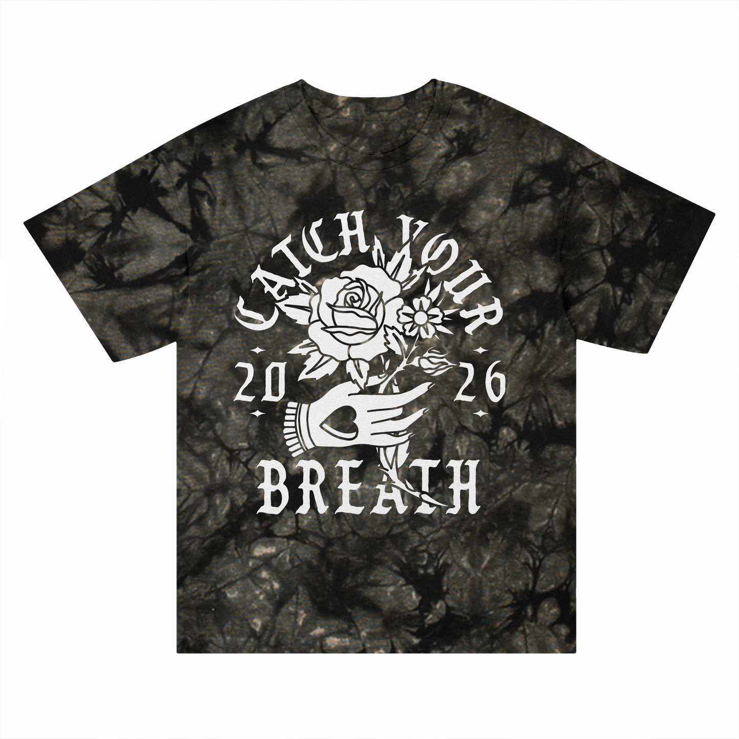 Flower Hand T-Shirt (Crystal Black)