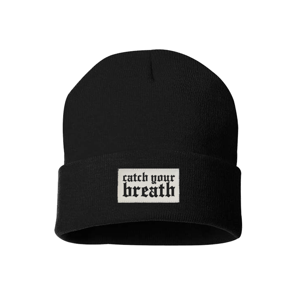 Logo Label Beanie (Black)