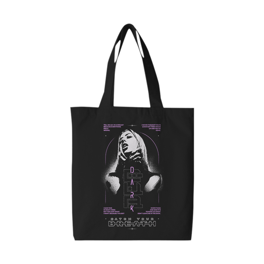 Don't Leave Me In The Dark Tote Bag (Black)
