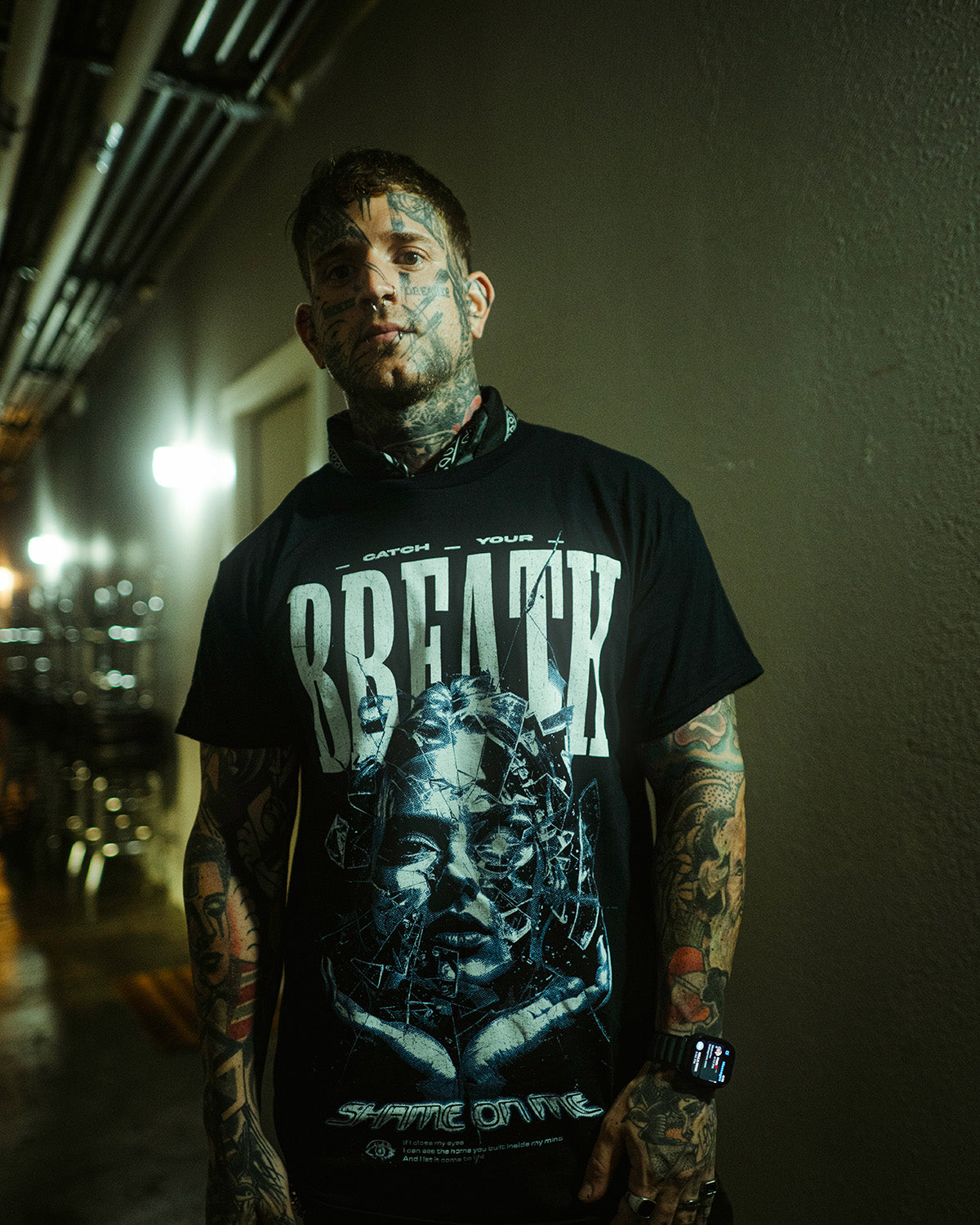 Shame On Me Shattered T-Shirt (Black)