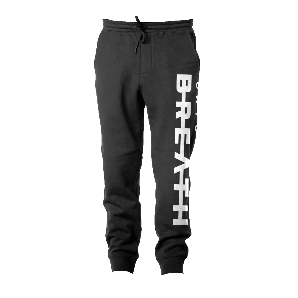 Strike-Thru Logo Jogger Sweatpants (Black)