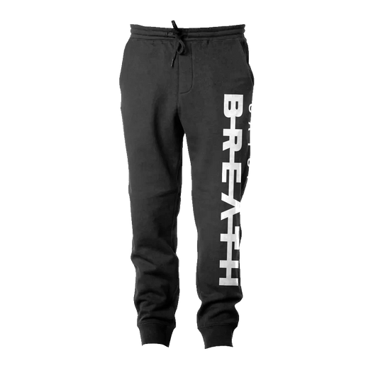 Strike-Thru Logo Jogger Sweatpants (Black)