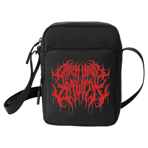 Deathcore Upright Crossbody Bag (Black)